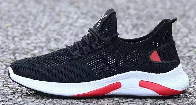 Breathable Fashion All-match Sneakers Lightweight Deodorant Soft Bottom Student Running Shoes - WAlMYe #