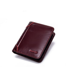 Load image into Gallery viewer, Men&#39;s Leather Multi-card Smart Anti-lost Wallet
