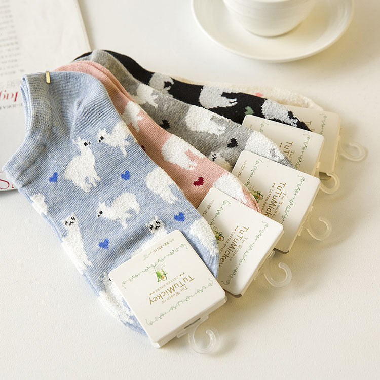 Cotton Short Ankle Socks - WAlMYe #
