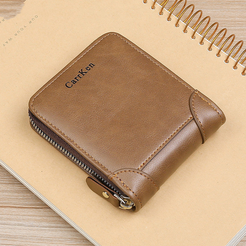 Retro Men's Horizontal Multifunctional Card Holder - WAlMYe #