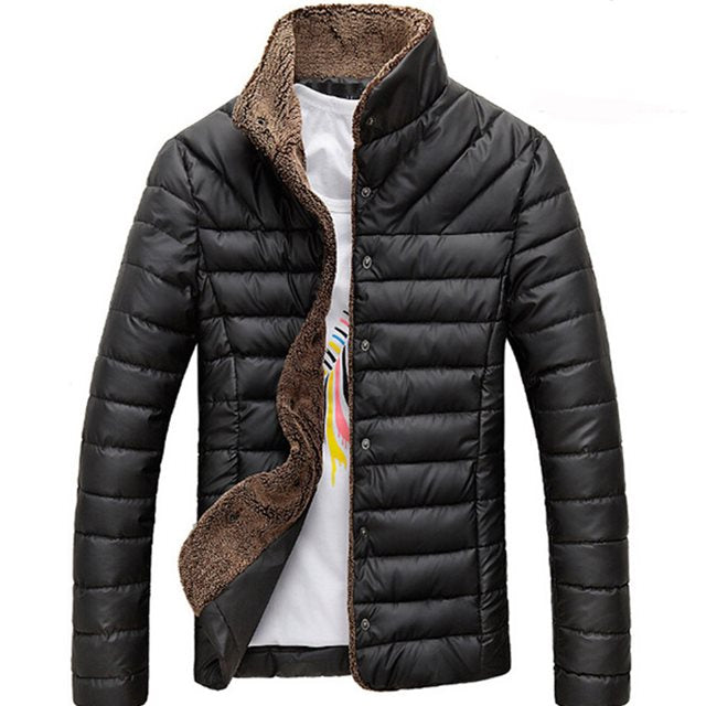 Winter Men Warm Jacket Casual Parkas Coat Outerwear 5XL