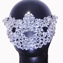 Load image into Gallery viewer, Explosive Halloween Rhinestone Mask INS Blogger With The Same Crystal Mask
