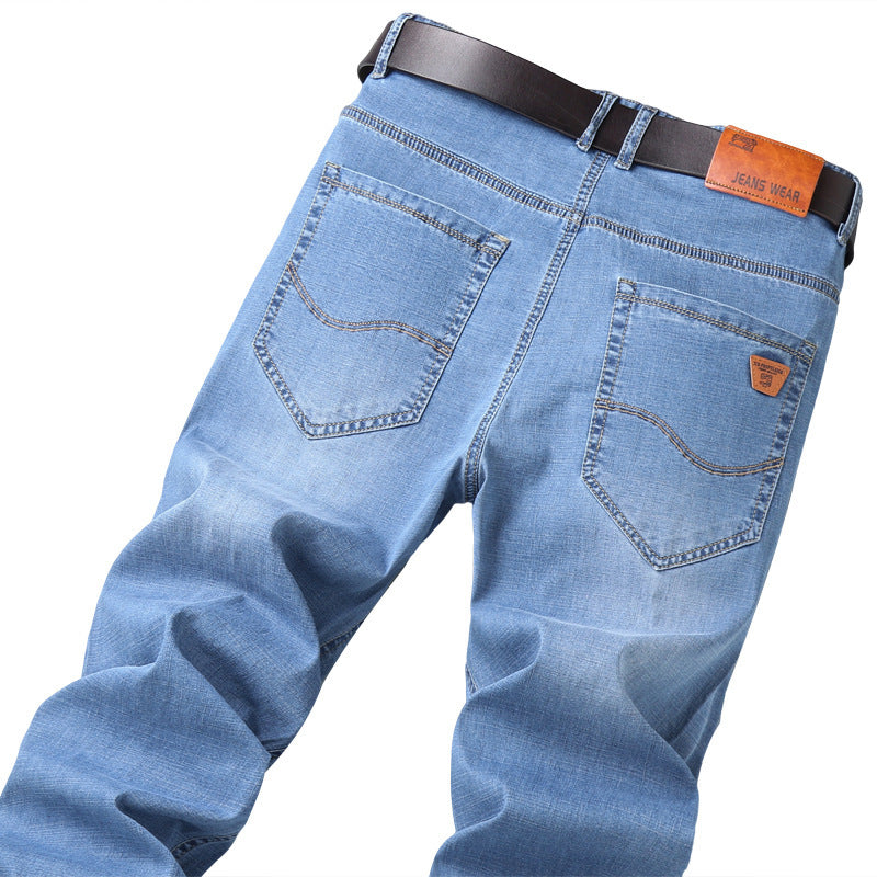 Casual Korean-style Comfortable Stretch Straight Jeans - WAlMYe #