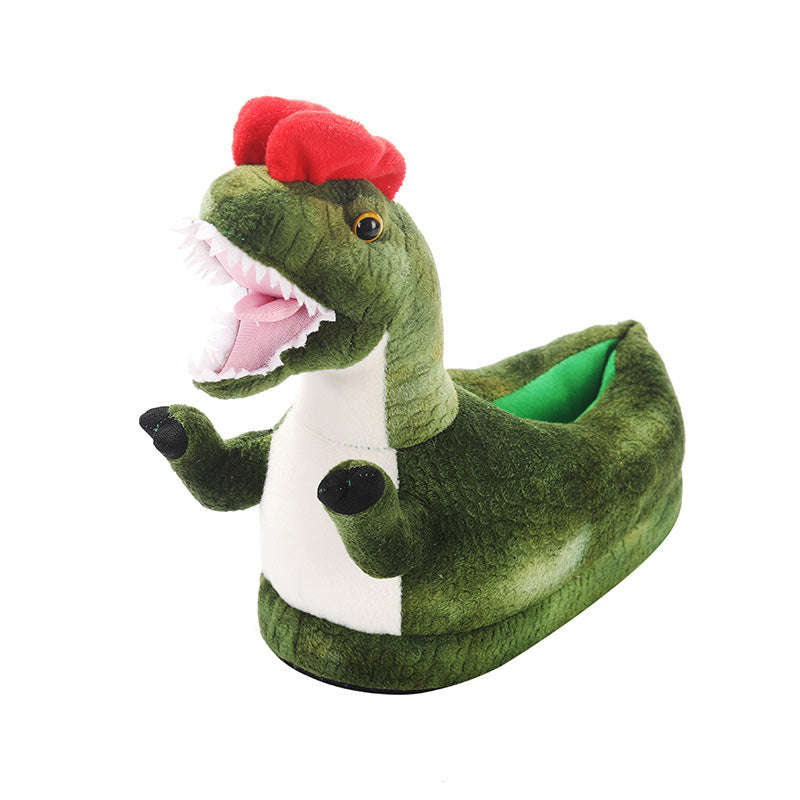 Hot Selling Triangle Dragon Plush Slippers In Europe And America - WAlMYe #