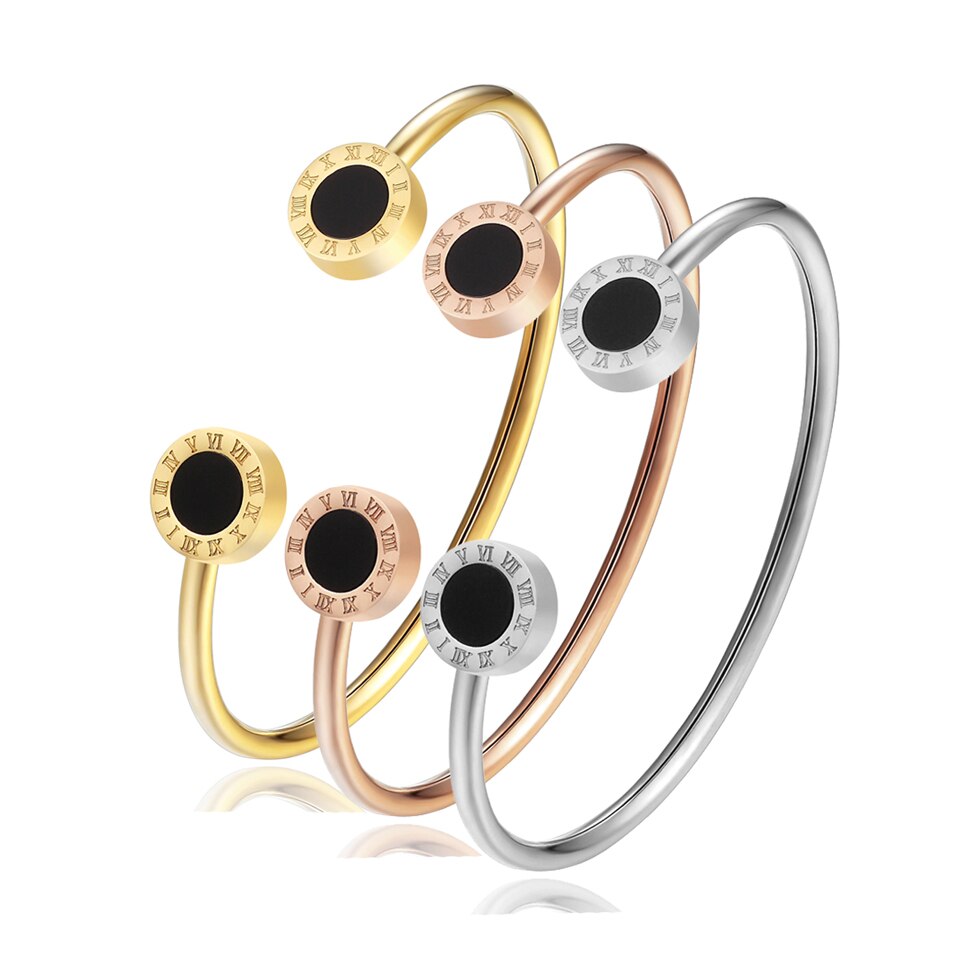 Women's rose gold titanium steel bracelet - WAlMYe #