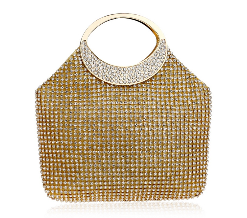 Women's Rhinestone Clutch – Evening Banquet