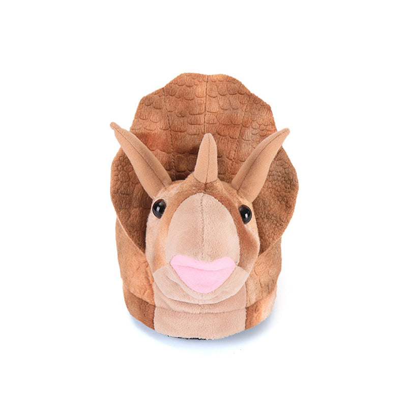 Hot Selling Triangle Dragon Plush Slippers In Europe And America - WAlMYe #