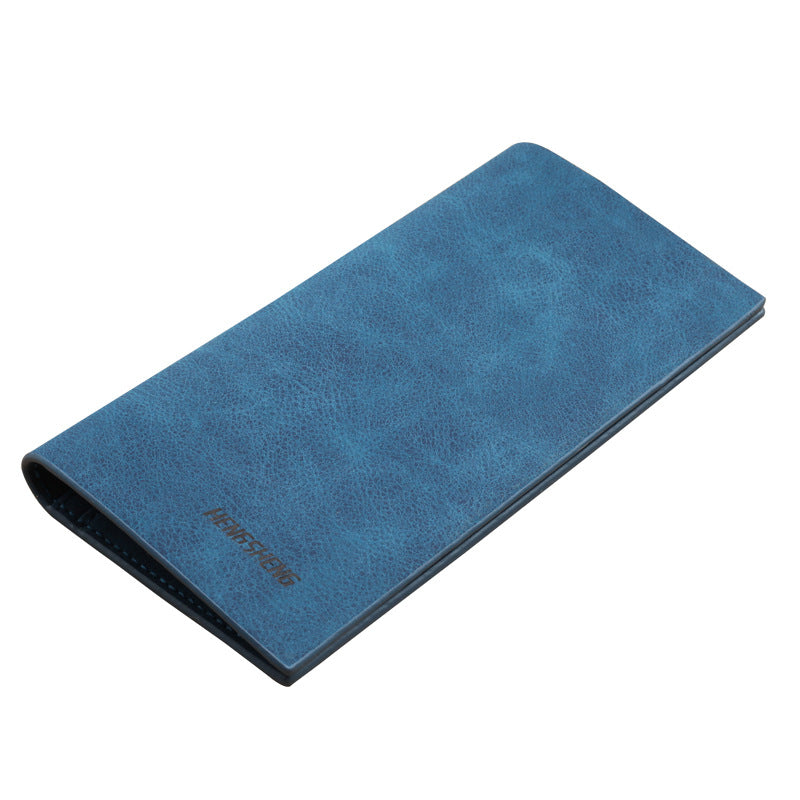 Men's Wallet Long Retro Thin Frosted Soft - WAlMYe #