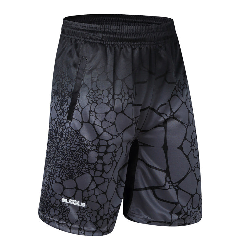 Casual Hip-Hop Basketball Pants Shorts Men's Loose Plus Size Five-Point Pants - WAlMYe #