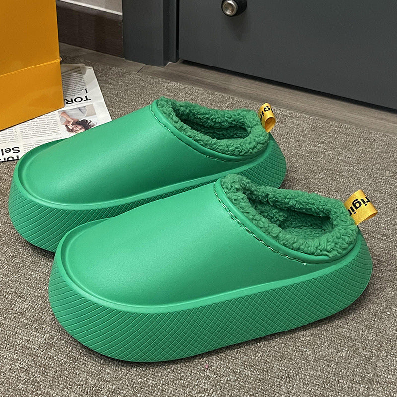 Cotton Slippers Female Winter Home Outside Wear - WAlMYe #