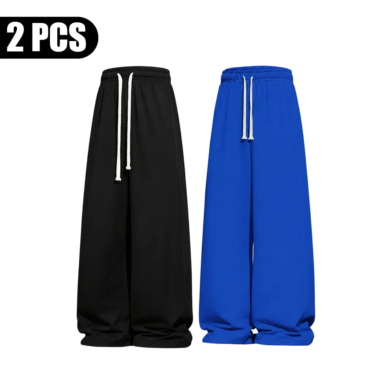 Men’S All-Season Baggy Wide-Leg Athletic Pants - Sports Clothing with Deep Pockets, Soft Breathable Fabric, Machine Washable Mens Clothing for Street Style, Khaki Pants Clothes