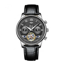 Load image into Gallery viewer, Automatic Mechanical Sun Moon Stars Business Men&#39;s Watch - WAlMYe #
