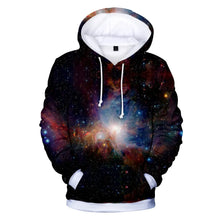 Load image into Gallery viewer, Autumn and Winter Starry Digital 3D Digital Printing Hooded Sweater - WAlMYe #
