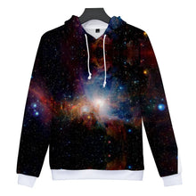 Load image into Gallery viewer, Autumn and Winter Starry Digital 3D Digital Printing Hooded Sweater - WAlMYe #
