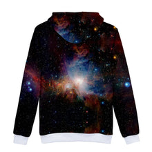 Load image into Gallery viewer, Autumn and Winter Starry Digital 3D Digital Printing Hooded Sweater - WAlMYe #
