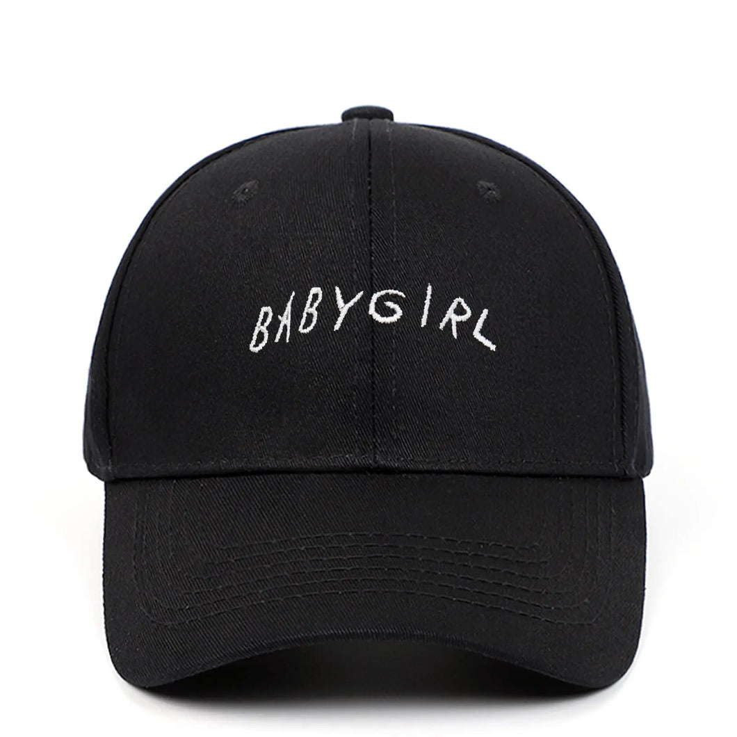 BABYGIRL Letter Embroidered Baseball Cap Spring New Product Cap Outdoor Sports Sun Visor - WAlMYe #