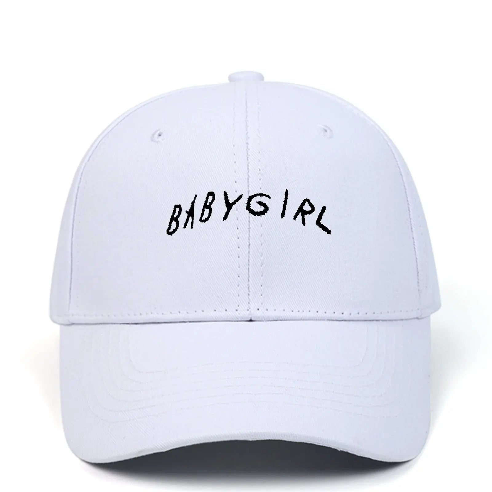 BABYGIRL Letter Embroidered Baseball Cap Spring New Product Cap Outdoor Sports Sun Visor - WAlMYe #