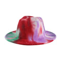British Style Men And Women Double-Sided Tie-Dye Gradient Fashion Jazz Hat - WAlMYe #