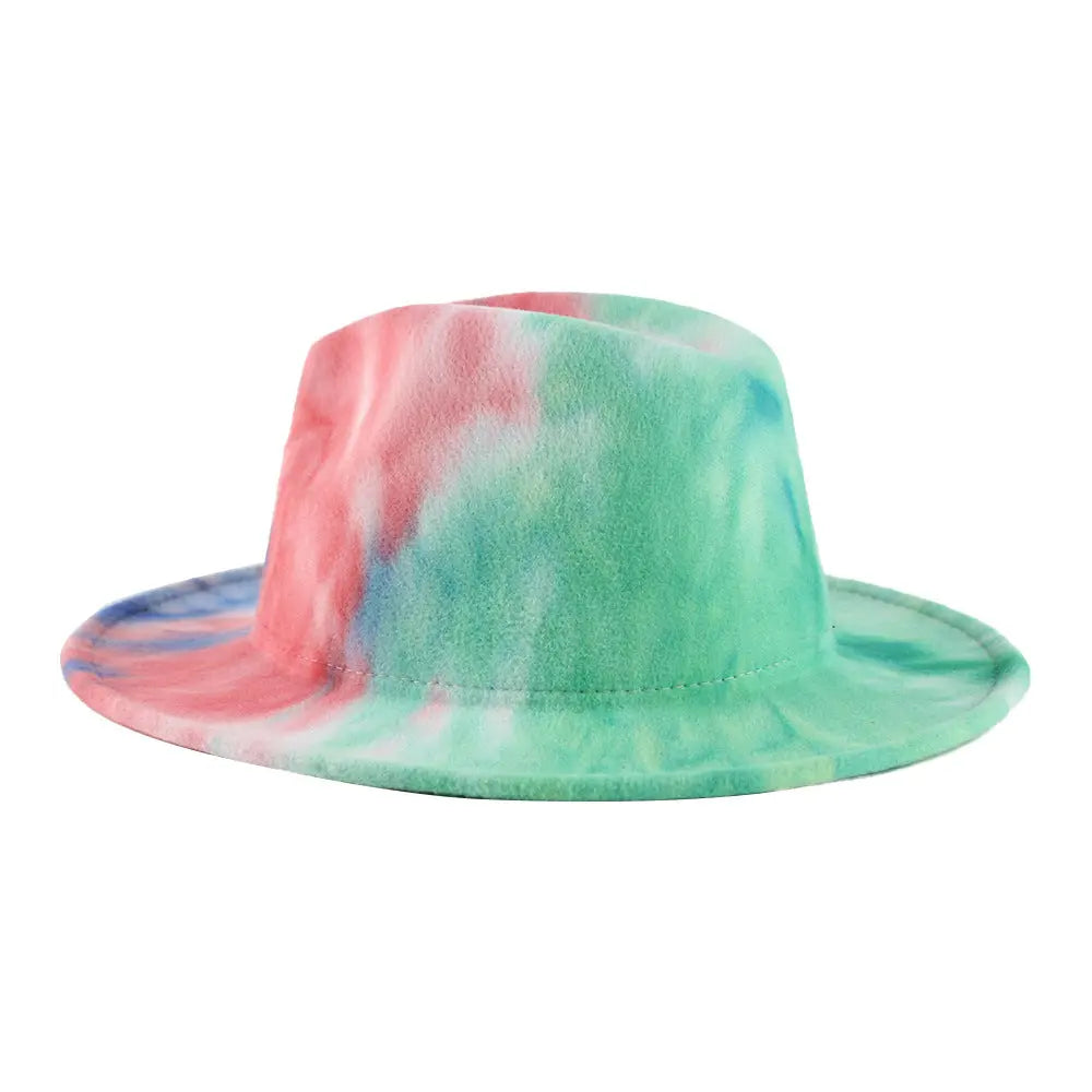 British Style Men And Women Double-Sided Tie-Dye Gradient Fashion Jazz Hat - WAlMYe #