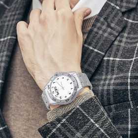 Men's Business Steel Band Watch | WALMYE