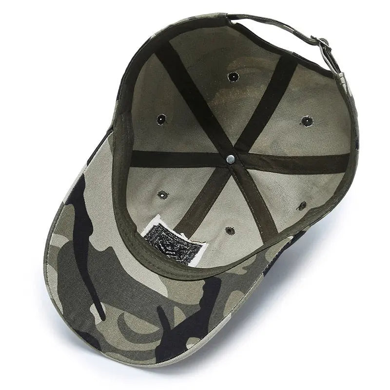 Camouflage Men's Baseball UV Sun Visor Hat - WAlMYe #