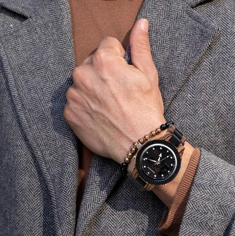 Casual Fashion Wooden Watch - WAlMYe #