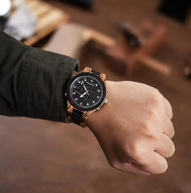 Casual Fashion Wooden Watch - WAlMYe #