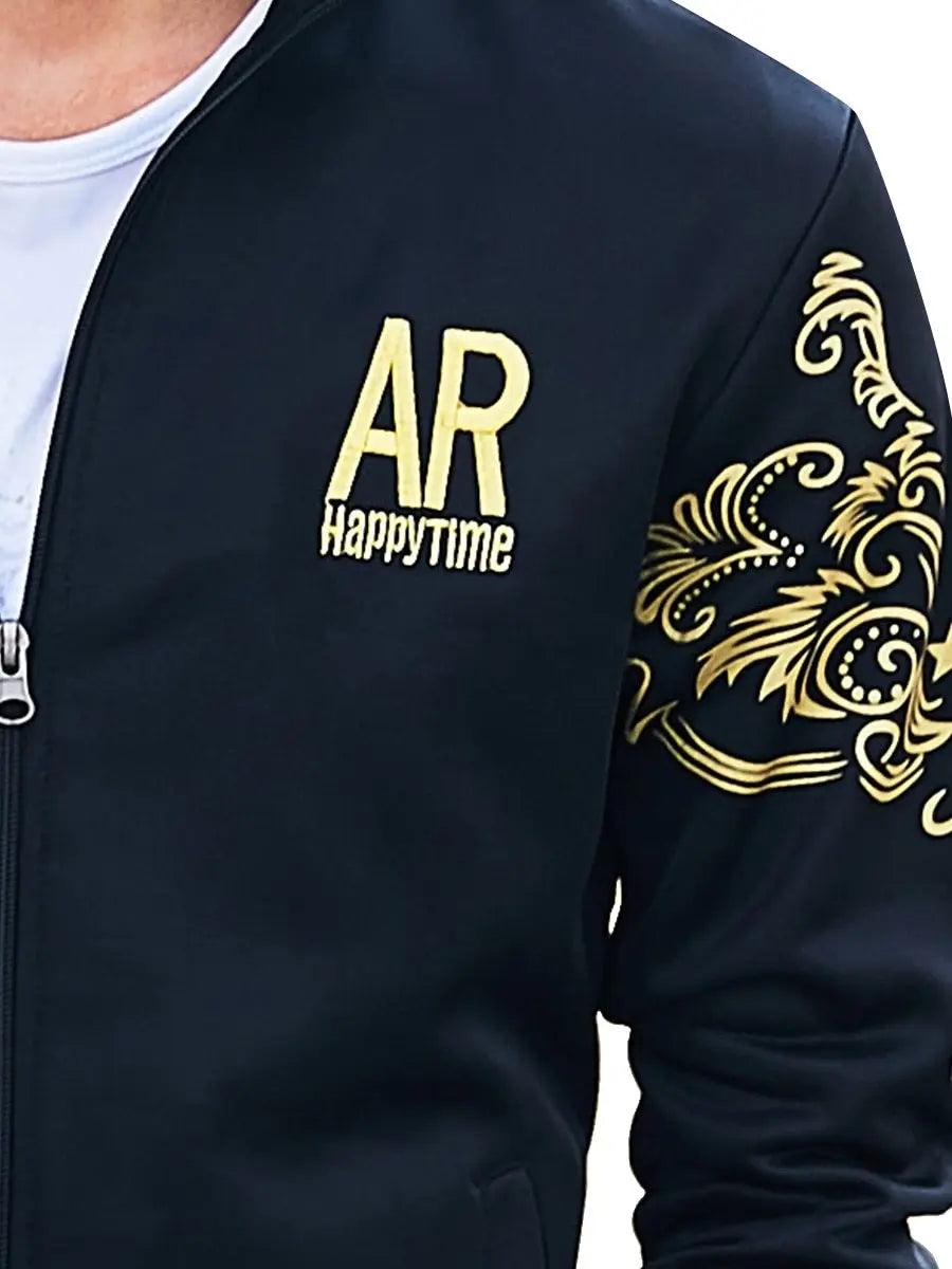 Casual Long-Sleeved Trousers Cardigan Trendy Sweater Two-Piece Suit - WAlMYe #