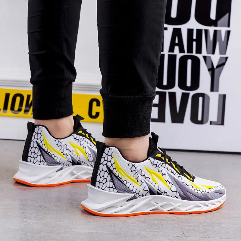 Casual Shoes Fly Woven Breathable Fashion Trendy Men's Shoes - WAlMYe #