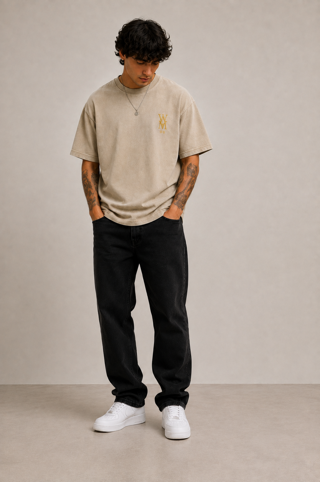 WALMYE Origin 00 Oversized Washed T-Shirt