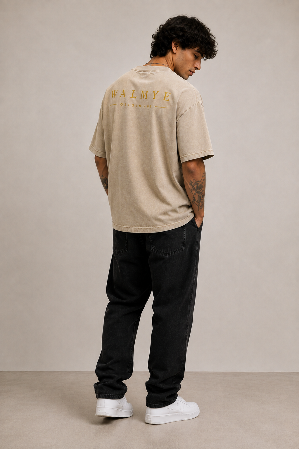 WALMYE Origin 00 Oversized Washed T-Shirt