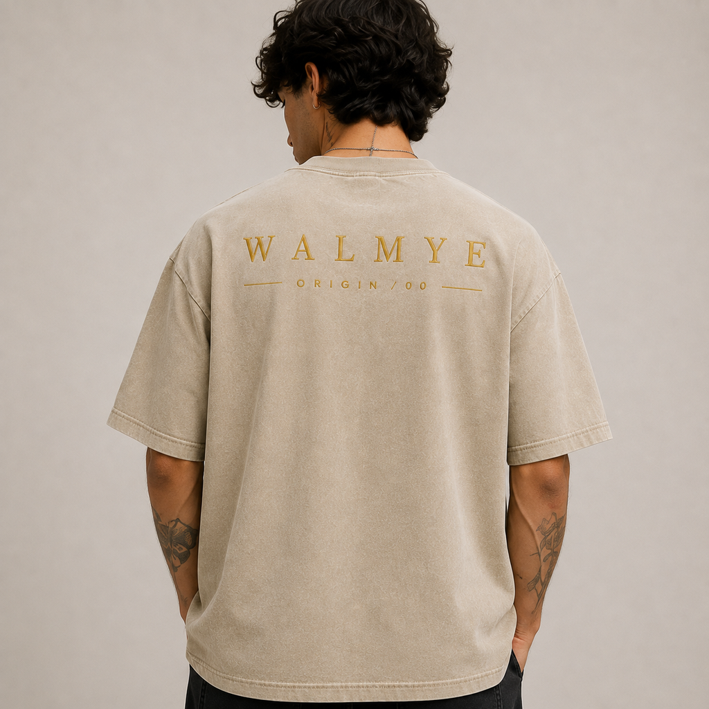 WALMYE Origin 00 Oversized Washed T-Shirt
