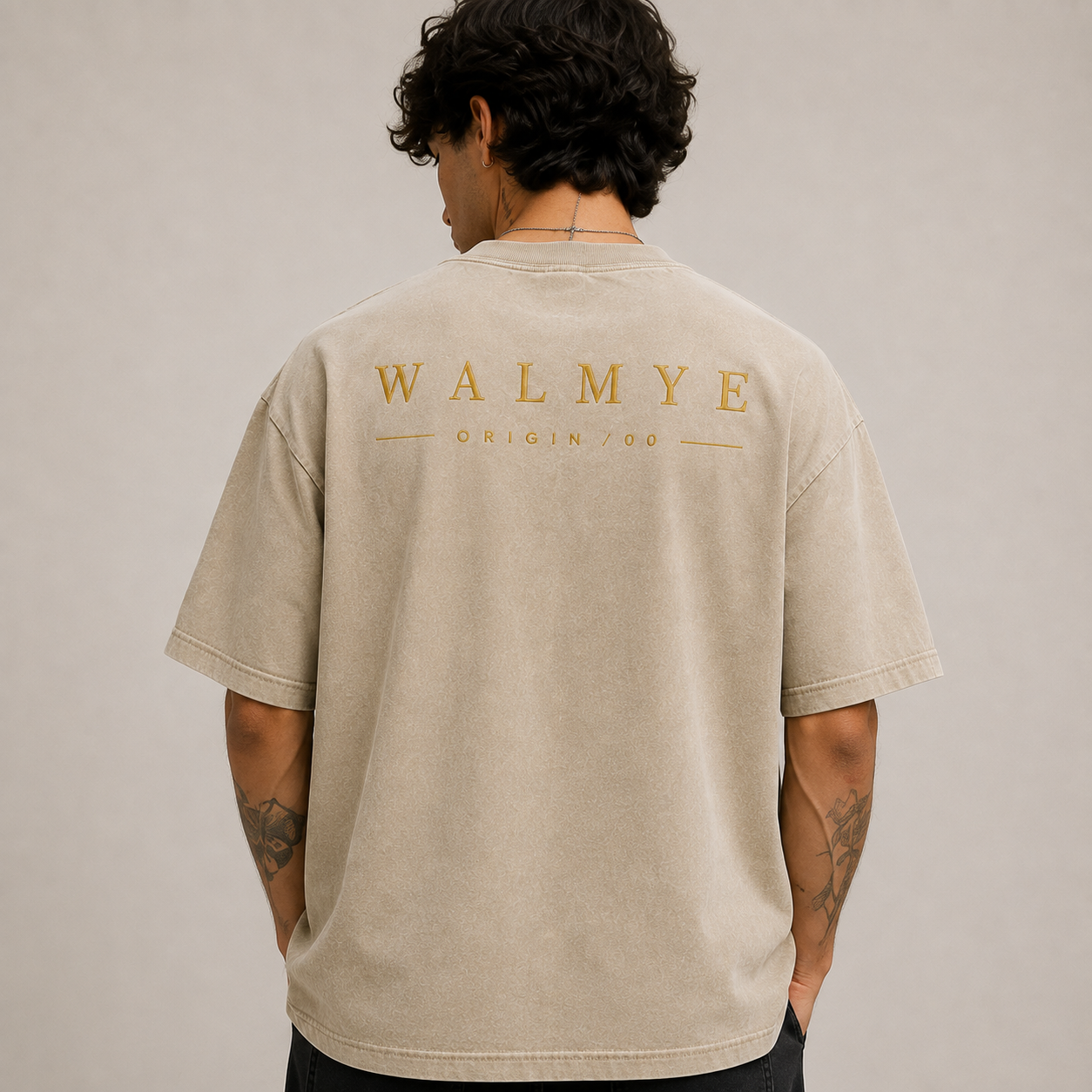 WALMYE Origin 00 Oversized Washed T-Shirt