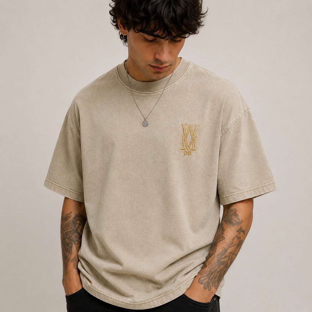 WALMYE Origin 00 Oversized Washed T-Shirt