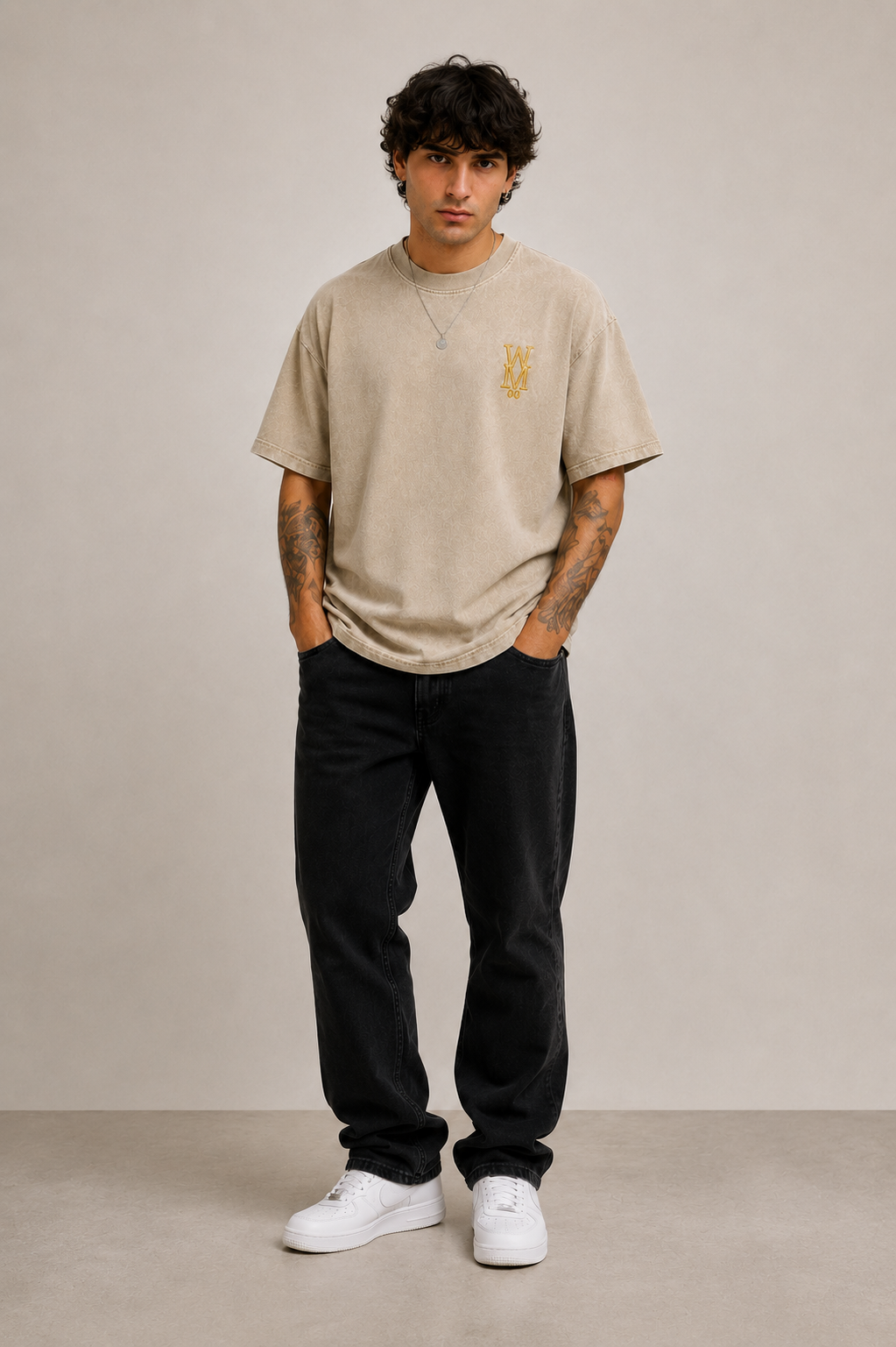 WALMYE Origin 00 Oversized Washed T-Shirt