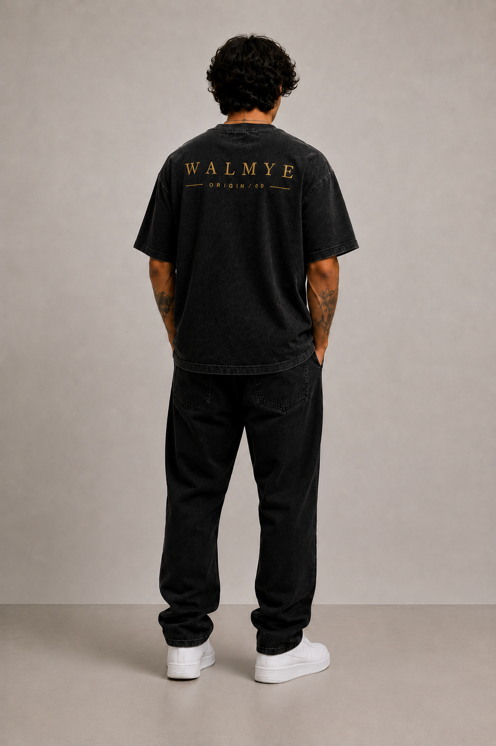 WALMYE Origin 00 Oversized Washed T-Shirt