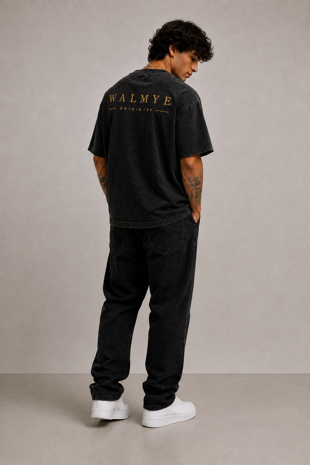 WALMYE Origin 00 Oversized Washed T-Shirt