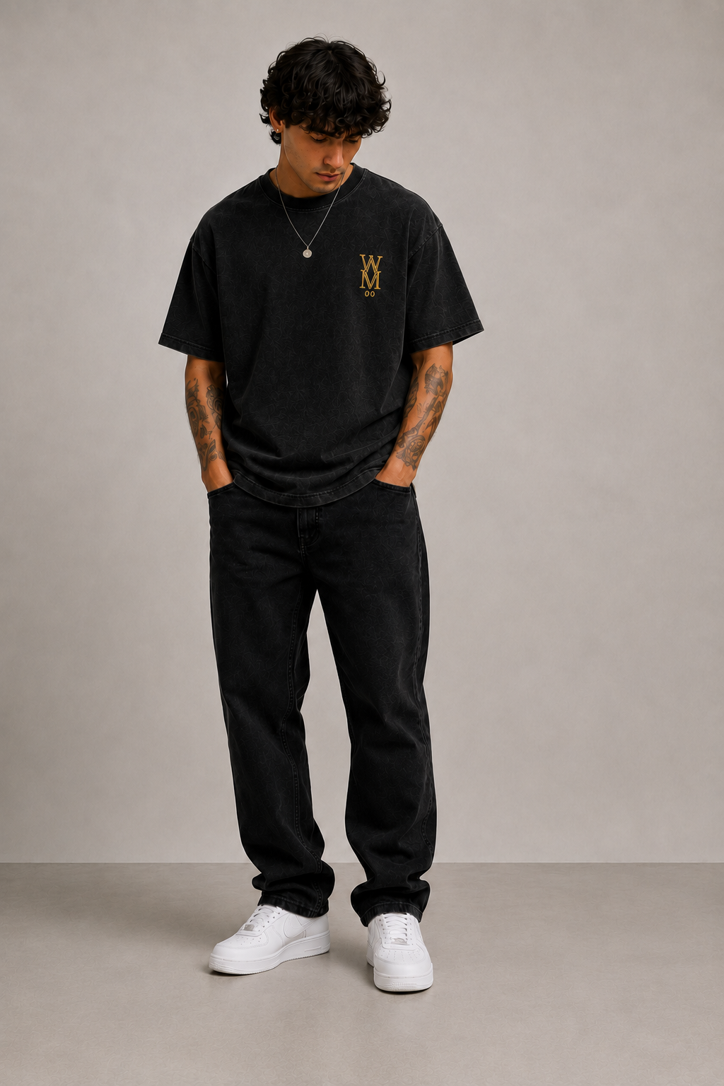 WALMYE Origin 00 Oversized Washed T-Shirt