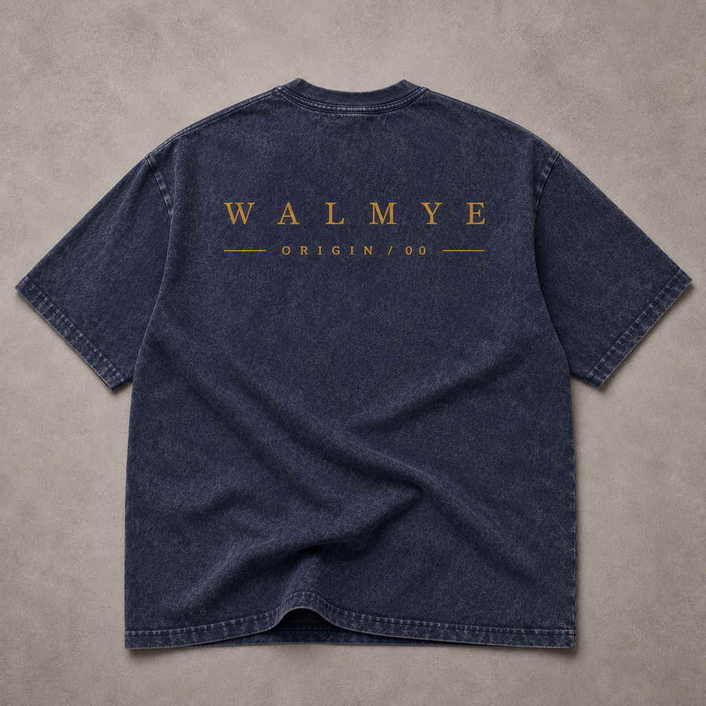 WALMYE Origin 00 Oversized Washed T-Shirt