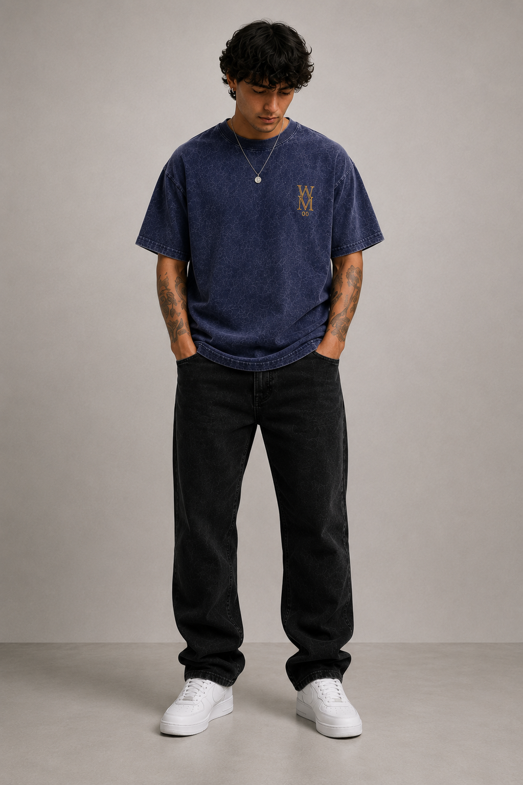 WALMYE Origin 00 Oversized Washed T-Shirt