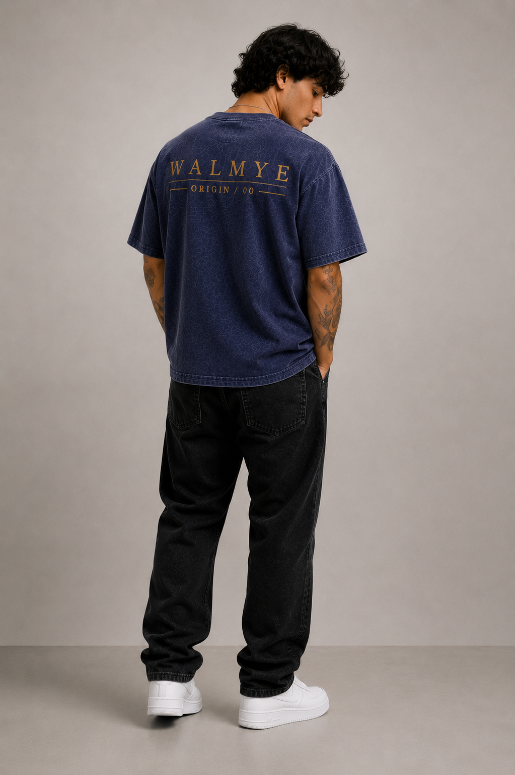 WALMYE Origin 00 Oversized Washed T-Shirt