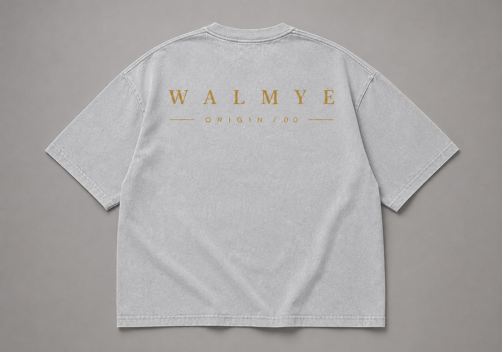 WALMYE Origin 00 Oversized Washed T-Shirt