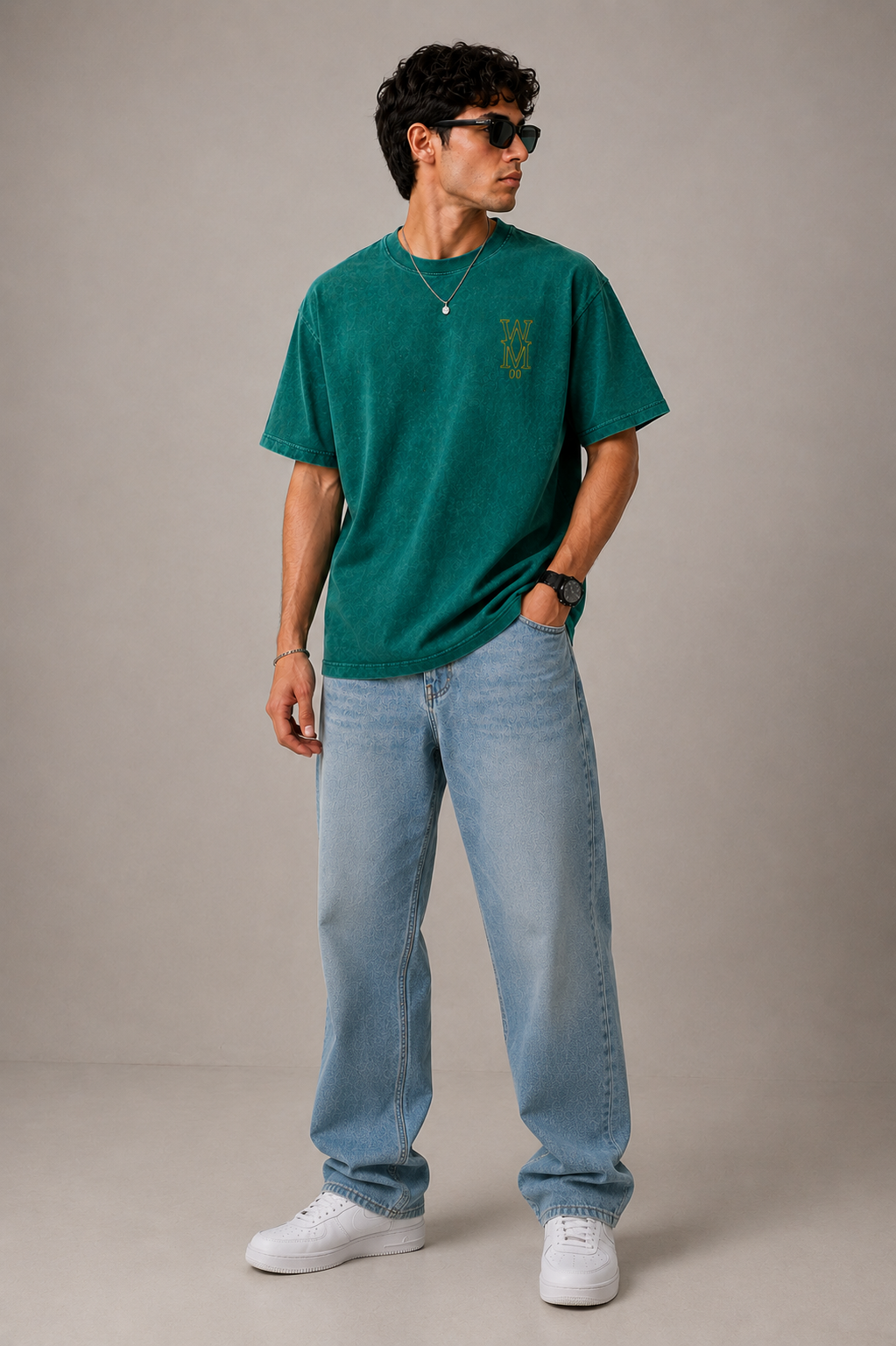 WALMYE Origin 00 Oversized Washed T-Shirt
