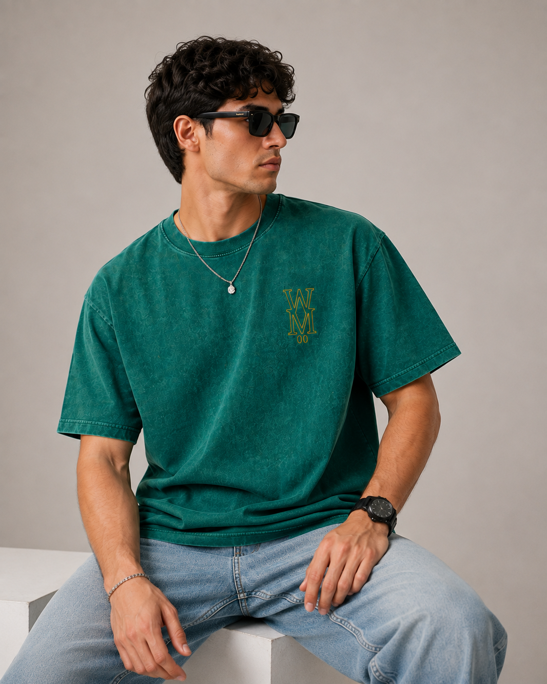 WALMYE Origin 00 Oversized Washed T-Shirt