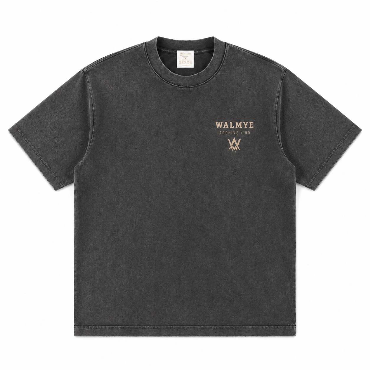 WALMYE Archive Heavyweight Vintage Washed Frayed Tee