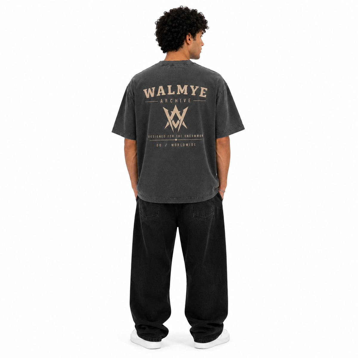 WALMYE Archive Heavyweight Vintage Washed Frayed Tee