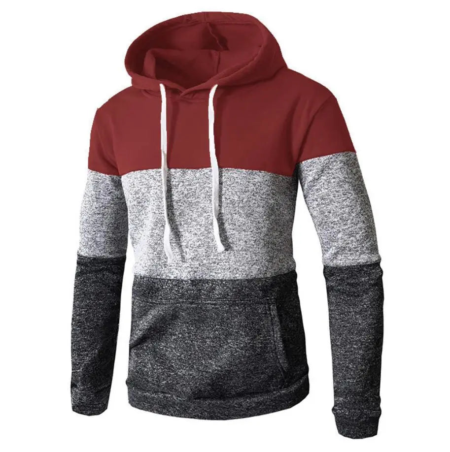 Color matching men's casual sports sweater - WAlMYe #