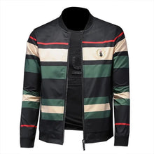 Load image into Gallery viewer, Contrast Striped Jacket Casual Men&#39;s Thin Jacket - WAlMYe #
