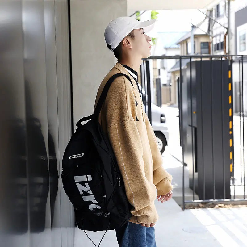 Contrast color sweater cardigan sweater - WAlMYe #