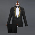 Men's Stand-Collar Suit – Stage & Performance Formal Jacket | WALMYE